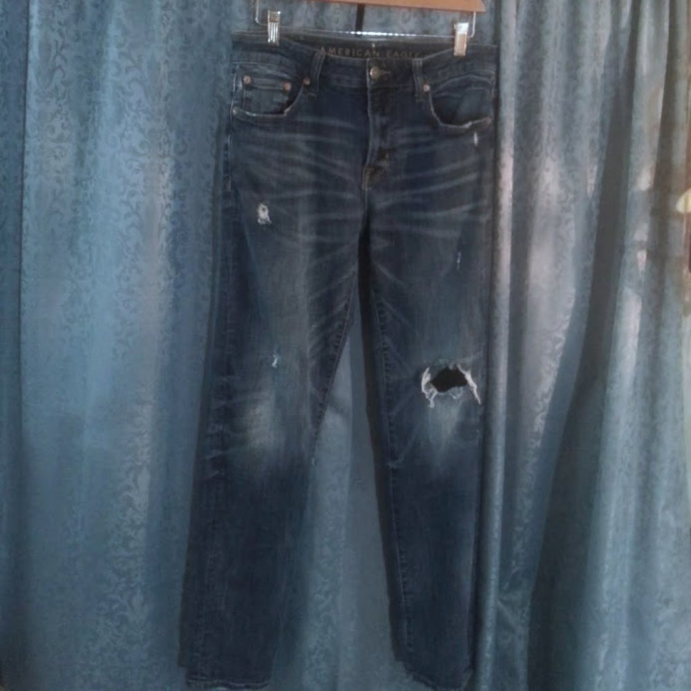 American Eagle Nex()t Level Flex DISCONTINUED Men's Dark Wash Jeans Size 32x32